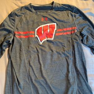Wisconsin Under Armour Long Seeve
